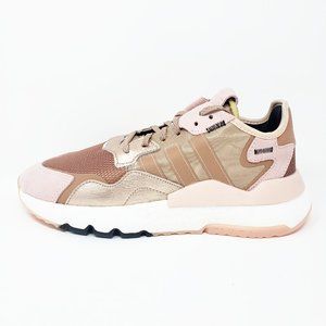 New Adidas Nite Jogger Rose Gold Pink Sneakers